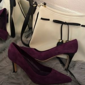 Brooks Brothers Classic Plum/Purple Suede Pump.  Beautiful I wore them 2x